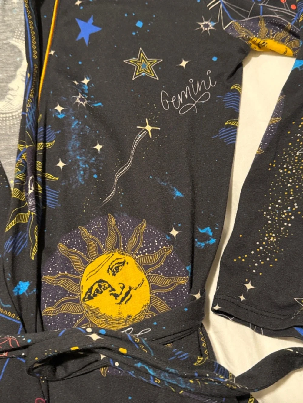 Johnny Was Jonesy Sleep Robe Celestial size small - Picture 2 of 7